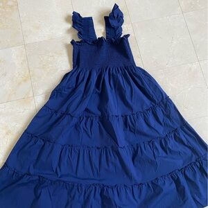 Hill House Nap Dress Navy Size Medium Good Condition